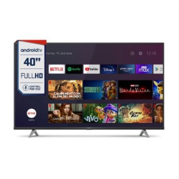 TV 40" smart android Hitachi