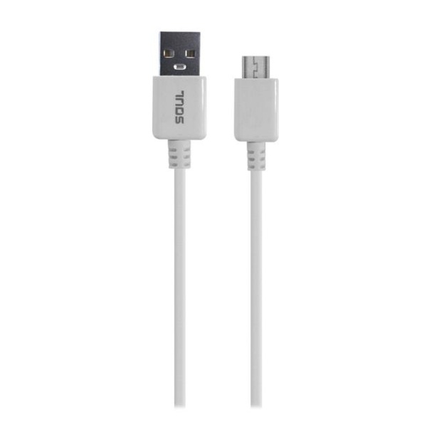 Cable Usb Soul Micro Usb 2 Mts Blanco