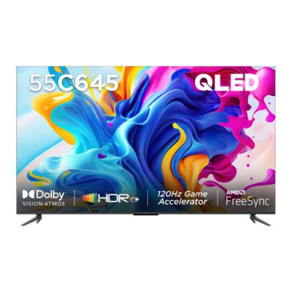 T.V. 55" TCL L55C645 QLED