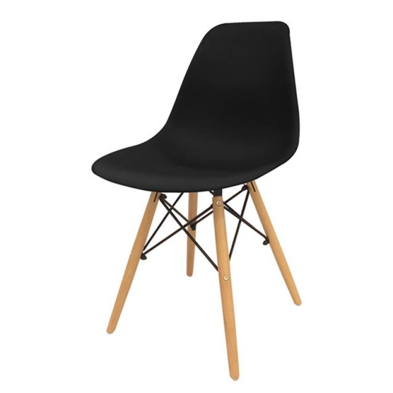 Silla Eames 46x55x81 Negro