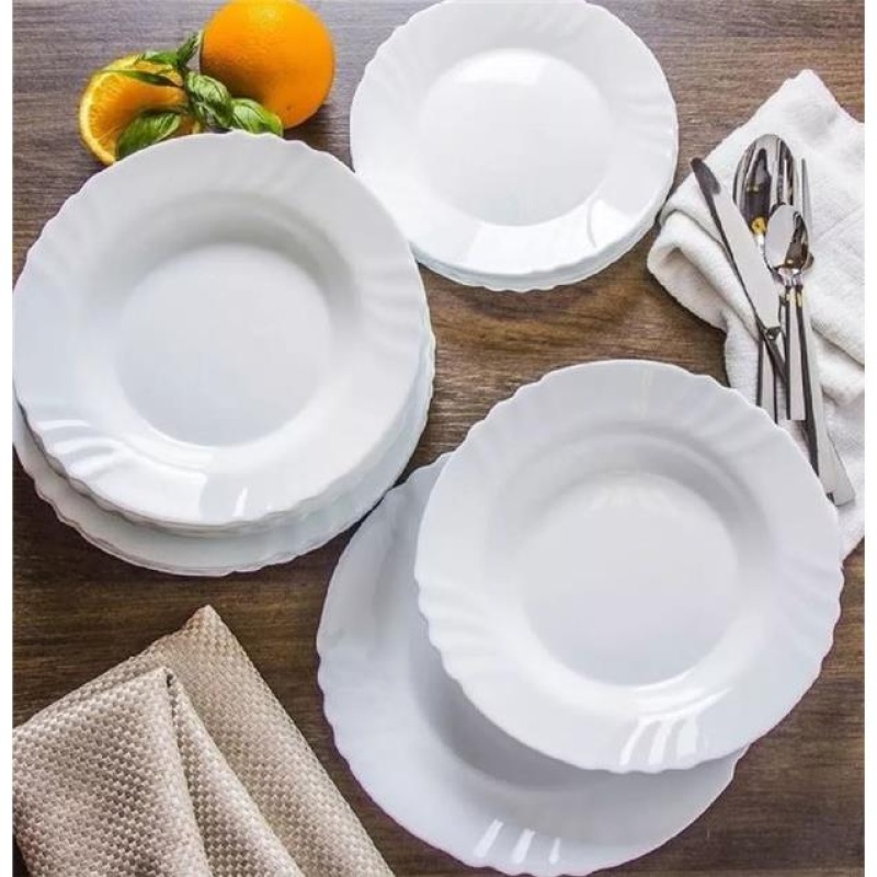 Set Platos Bormioli Rocco Ebro Hondo 24cm X6