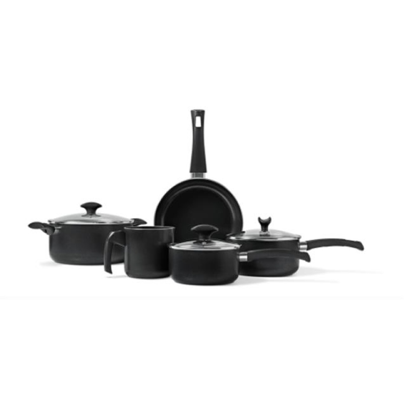 Set De Cocina Brinox Masala 5 Piezas Aluminio Negro