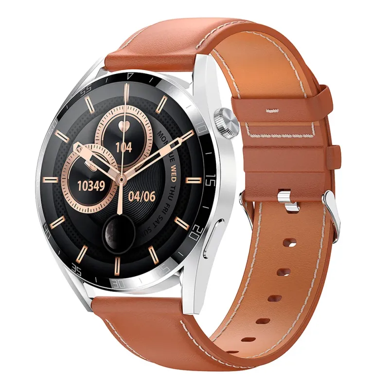 SMARTWATCH GR13 CUERO MARRON