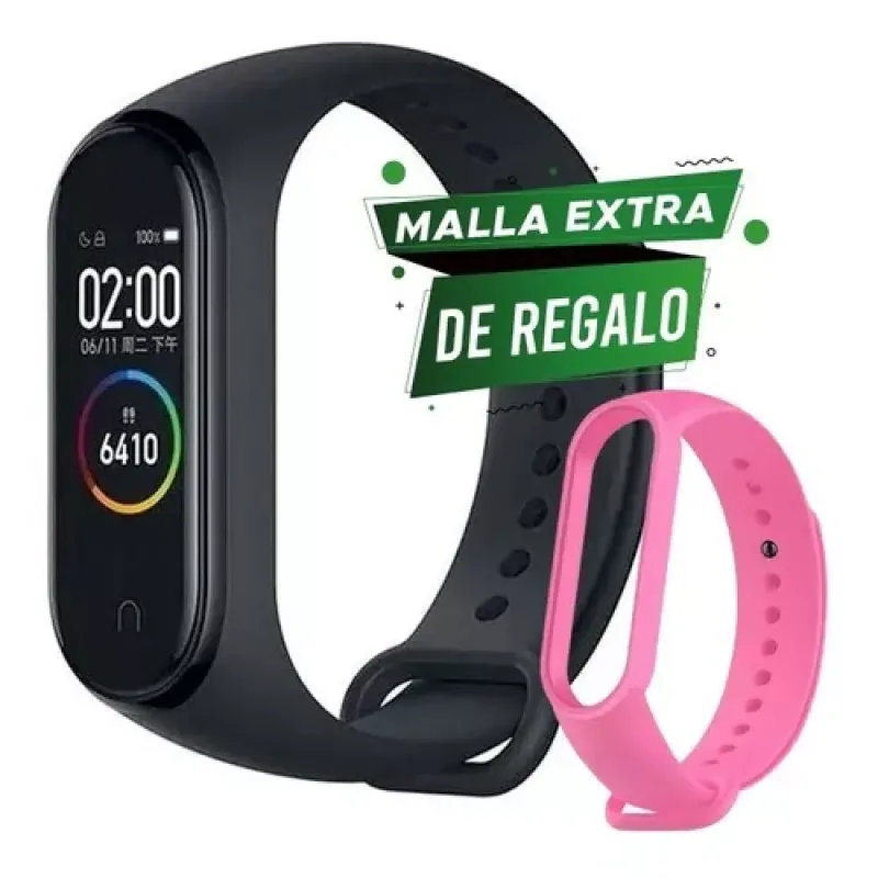 SMARTWATCH GR6 ROSA + NEGRO